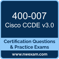 CCDE v3.0 Dumps, CCDE v3.0 PDF, Cisco CCDE Dumps, 400-007 PDF, CCDE v3.0 Braindumps, 400-007 Questions PDF, Cisco Exam VCE, Cisco 400-007 VCE, CCDE v3.0 Cheat Sheet