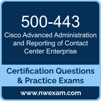 Advanced Administration and Reporting of Contact Center Enterprise Dumps, Advanced Administration and Reporting of Contact Center Enterprise PDF, Cisco CCEAAR Dumps, 500-443 PDF, Advanced Administration and Reporting of Contact Center Enterprise Braindumps, 500-443 Questions PDF, Cisco Exam VCE, Cisco 500-443 VCE, Advanced Administration and Reporting of Contact Center Enterprise Cheat Sheet