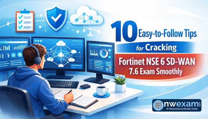 10 Easy-to-Follow Tips for Cracking Fortinet NSE 6 SD-WAN 7.6 Exam Smoothly