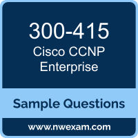 CCNP Enterprise Dumps, 300-415 Dumps, Cisco ENSDWI PDF, 300-415 PDF, CCNP Enterprise VCE, Cisco CCNP Enterprise Questions PDF, Cisco Exam VCE, Cisco 300-415 VCE, CCNP Enterprise Cheat Sheet