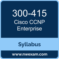 300-415 Syllabus, CCNP Enterprise Exam Questions PDF, Cisco 300-415 Dumps Free, CCNP Enterprise PDF, 300-415 Dumps, 300-415 PDF, CCNP Enterprise VCE, 300-415 Questions PDF, Cisco CCNP Enterprise Questions PDF, Cisco 300-415 VCE