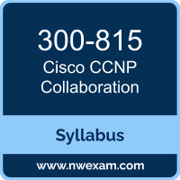 300-815 Syllabus, CCNP Collaboration Exam Questions PDF, Cisco 300-815 Dumps Free, CCNP Collaboration PDF, 300-815 Dumps, 300-815 PDF, CCNP Collaboration VCE, 300-815 Questions PDF, Cisco CCNP Collaboration Questions PDF, Cisco 300-815 VCE