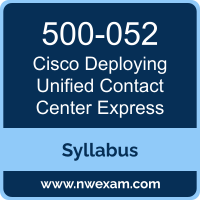 500-052 Syllabus, Deploying Unified Contact Center Express Exam Questions PDF, Cisco 500-052 Dumps Free, Deploying Unified Contact Center Express PDF, 500-052 Dumps, 500-052 PDF, Deploying Unified Contact Center Express VCE, 500-052 Questions PDF, Cisco Deploying Unified Contact Center Express Questions PDF, Cisco 500-052 VCE