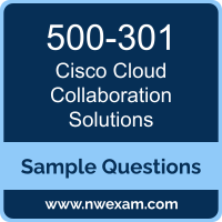 Cloud Collaboration Solutions Dumps, 500-301 Dumps, Cisco CCS PDF, 500-301 PDF, Cloud Collaboration Solutions VCE, Cisco Cloud Collaboration Solutions Questions PDF, Cisco Exam VCE, Cisco 500-301 VCE, Cloud Collaboration Solutions Cheat Sheet