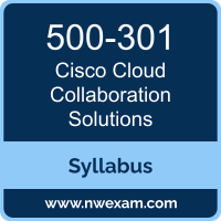 500-301 Syllabus, Cloud Collaboration Solutions Exam Questions PDF, Cisco 500-301 Dumps Free, Cloud Collaboration Solutions PDF, 500-301 Dumps, 500-301 PDF, Cloud Collaboration Solutions VCE, 500-301 Questions PDF, Cisco Cloud Collaboration Solutions Questions PDF, Cisco 500-301 VCE