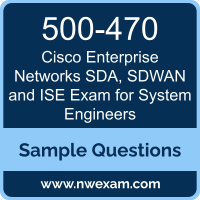 Cisco Enterprise Networks SDA, SDWAN and ISE Exam for System Engineers Dumps, 500-470 Dumps, Cisco ENSDENG PDF, 500-470 PDF, Cisco Enterprise Networks SDA, SDWAN and ISE Exam for System Engineers VCE, Cisco Cisco Enterprise Networks SDA, SDWAN and ISE Exam for System Engineers Questions PDF, Cisco Exam VCE, Cisco 500-470 VCE, Cisco Enterprise Networks SDA, SDWAN and ISE Exam for System Engineers Cheat Sheet