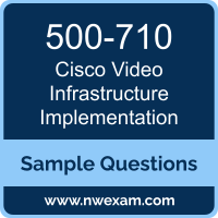 Video Infrastructure Implementation Dumps, 500-710 Dumps, Cisco VII PDF, 500-710 PDF, Video Infrastructure Implementation VCE, Cisco Video Infrastructure Implementation Questions PDF, Cisco Exam VCE, Cisco 500-710 VCE, Video Infrastructure Implementation Cheat Sheet