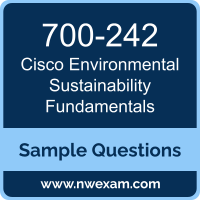 Environmental Sustainability Fundamentals Dumps, 700-242 Dumps, Cisco CESF PDF, 700-242 PDF, Environmental Sustainability Fundamentals VCE, Cisco Environmental Sustainability Fundamentals Questions PDF, Cisco Exam VCE, Cisco 700-242 VCE, Environmental Sustainability Fundamentals Cheat Sheet