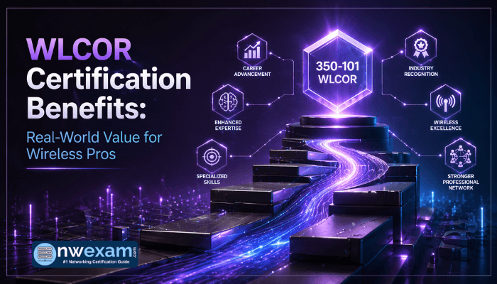 Cisco 350-101 WLCOR Certification Benefits: Real-World Value for Wireless Pros