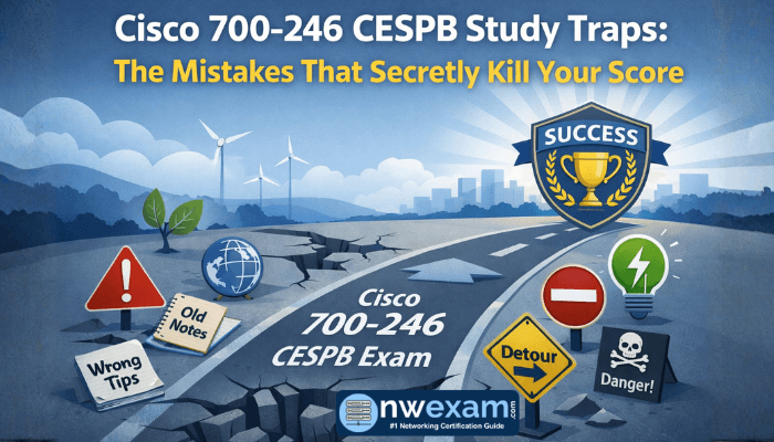 Cisco 700-246 CESPB Study Traps: The Mistakes That Secretly Kill Your Score
