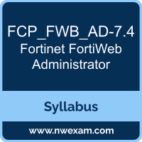 FCP_FWB_AD-7.4 Syllabus, FortiWeb Administrator Exam Questions PDF, Fortinet FCP_FWB_AD-7.4 Dumps Free, FortiWeb Administrator PDF, FCP_FWB_AD-7.4 Dumps, FCP_FWB_AD-7.4 PDF, FortiWeb Administrator VCE, FCP_FWB_AD-7.4 Questions PDF, Fortinet FortiWeb Administrator Questions PDF, Fortinet FCP_FWB_AD-7.4 VCE