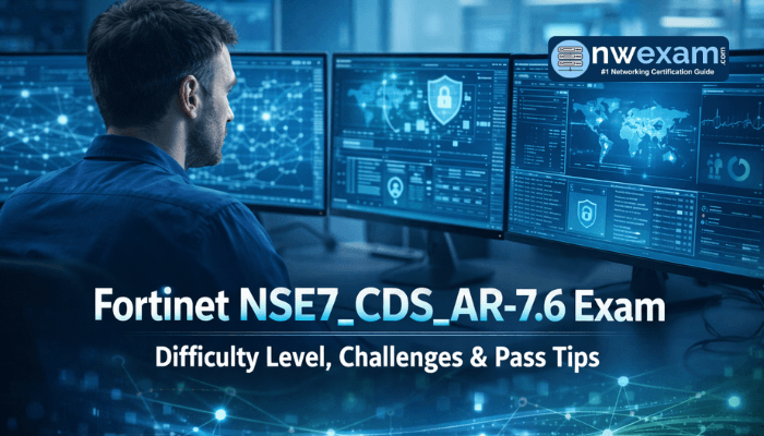 Fortinet NSE7_CDS_AR-7.6 Exam: Difficulty Level, Challenges & Pass Tips