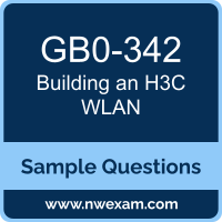 Building an H3C WLAN Dumps, GB0-342 Dumps, H3C Building an H3C WLAN PDF, GB0-342 PDF, Building an H3C WLAN VCE, H3C Building an H3C WLAN Questions PDF, H3C Exam VCE, H3C GB0-342 VCE, Building an H3C WLAN Cheat Sheet