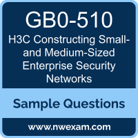 Constructing Small- and Medium-Sized Enterprise Security Networks Dumps, GB0-510 Dumps, H3C H3CNE-Security PDF, GB0-510 PDF, Constructing Small- and Medium-Sized Enterprise Security Networks VCE, H3C Constructing Small- and Medium-Sized Enterprise Security Networks Questions PDF, H3C Exam VCE, H3C GB0-510 VCE, Constructing Small- and Medium-Sized Enterprise Security Networks Cheat Sheet