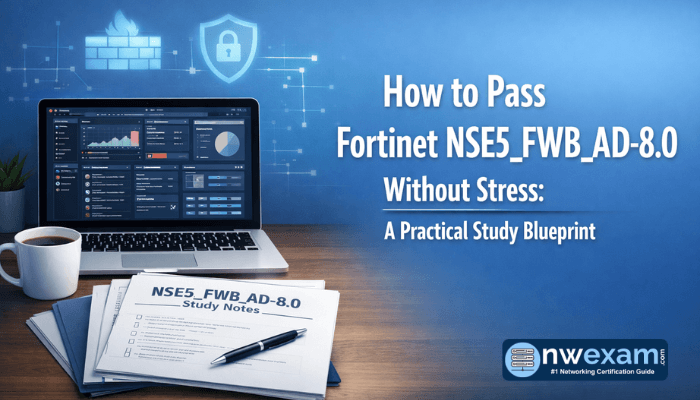 How to Pass Fortinet NSE5_FWB_AD-8.0 Without Stress: A Practical Study Blueprint