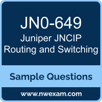 JNCIP Routing and Switching Dumps, JN0-649 Dumps, Juniper JNCIP-ENT PDF, JN0-649 PDF, JNCIP Routing and Switching VCE, Juniper JNCIP Routing and Switching Questions PDF, Juniper Exam VCE, Juniper JN0-649 VCE, JNCIP Routing and Switching Cheat Sheet