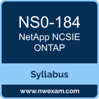 NS0-184 Syllabus, NCSIE ONTAP Exam Questions PDF, NetApp NS0-184 Dumps Free, NCSIE ONTAP PDF, NS0-184 Dumps, NS0-184 PDF, NCSIE ONTAP VCE, NS0-184 Questions PDF, NetApp NCSIE ONTAP Questions PDF, NetApp NS0-184 VCE