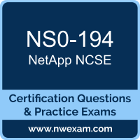 NCSE Dumps, NCSE PDF, NetApp NCSE Dumps, NS0-194 PDF, NCSE Braindumps, NS0-194 Questions PDF, NetApp Exam VCE, NetApp NS0-194 VCE, NCSE Cheat Sheet
