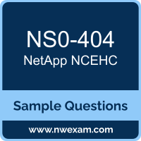NCEHC Dumps, NS0-404 Dumps, NetApp NCEHC Implementation Engineer PDF, NS0-404 PDF, NCEHC VCE, NetApp NCEHC Questions PDF, NetApp Exam VCE, NetApp NS0-404 VCE, NCEHC Cheat Sheet