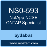 NS0-593 Syllabus, NCSE ONTAP Specialist Exam Questions PDF, NetApp NS0-593 Dumps Free, NCSE ONTAP Specialist PDF, NS0-593 Dumps, NS0-593 PDF, NCSE ONTAP Specialist VCE, NS0-593 Questions PDF, NetApp NCSE ONTAP Specialist Questions PDF, NetApp NS0-593 VCE