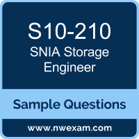 Storage Engineer Dumps, S10-210 Dumps, SNIA SCSE PDF, S10-210 PDF, Storage Engineer VCE, SNIA Storage Engineer Questions PDF, SNIA Exam VCE, SNIA S10-210 VCE, Storage Engineer Cheat Sheet