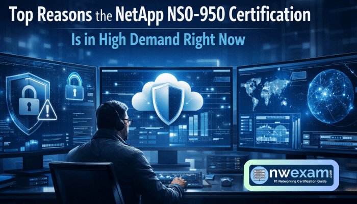 Top Reasons the NetApp NS0-950 Certification Is in High Demand Right Now