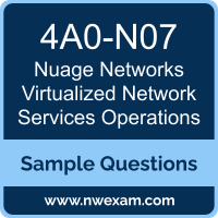 Virtualized Network Services Operations Dumps, 4A0-N07 Dumps, Nuage Networks VNS Operations PDF, 4A0-N07 PDF, Virtualized Network Services Operations VCE, Nuage Networks Virtualized Network Services Operations Questions PDF, Nuage Networks Exam VCE, Nuage Networks 4A0-N07 VCE, Virtualized Network Services Operations Cheat Sheet