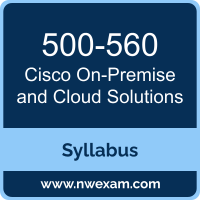 500-560 Syllabus, On-Premise and Cloud Solutions Exam Questions PDF, Cisco 500-560 Dumps Free, On-Premise and Cloud Solutions PDF, 500-560 Dumps, 500-560 PDF, On-Premise and Cloud Solutions VCE, 500-560 Questions PDF, Cisco On-Premise and Cloud Solutions Questions PDF, Cisco 500-560 VCE
