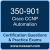 350-901: Cisco Designing, Deploying, and Managing Network Automation Systems (AU