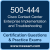 500-444: Cisco Contact Center Enterprise Implementation and Troubleshooting (CCE