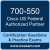 700-550: Cisco US Federal Authorized Partner (USFAP)