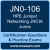 JN0-106: HPE Juniper Networking Junos Associate (JNCIA-Junos)