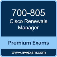 700-805: Cisco Renewals Manager (CRM) 700-805: Cisco Renewals Manager (CRM)