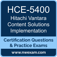 HCE-5400: Hitachi Vantara Content Solutions Implementation Expert