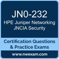 JN0-232: HPE Juniper Networking Security Associate (JNCIA-SEC) JN0-232: HPE Juniper Networking Security Associate (JNCIA-SEC)