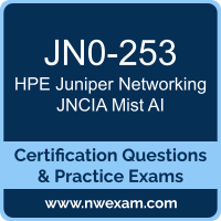 JN0-253: HPE Juniper Networking Mist AI, Associate (JNCIA-MistAI) JN0-253: HPE Juniper Networking Mist AI, Associate (JNCIA-MistAI)