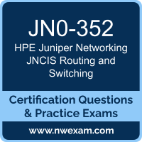JN0-352: HPE Juniper Networking Enterprise Routing and Switching Specialist (JNCIS-ENT) JN0-352: HPE Juniper Networking Enterprise Routing and Switching Specialist (JNC