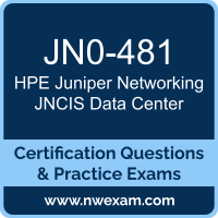 JN0-481: HPE Juniper Networking Data Center Specialist (JNCIS-DC) JN0-481: HPE Juniper Networking Data Center Specialist (JNCIS-DC)