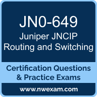JN0-649: Juniper Enterprise Routing and Switching Professional (JNCIP-ENT)