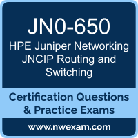 JN0-650: HPE Juniper Networking Enterprise Routing and Switching Professional (JNCIP-ENT) JN0-650: HPE Juniper Networking Enterprise Routing and Switching Professional (J