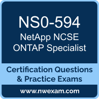 NS0-594: NetApp Support Engineer ONTAP Specialist (NCSE ONTAP)