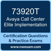 73920T: Avaya Call Center Elite Implementation 73920T: Avaya Call Center Elite Implementation
