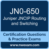 JN0-650: Juniper Enterprise Routing and Switching Professional (JNCIP-ENT) JN0-650: Juniper Enterprise Routing and Switching Professional (JNCIP-ENT)
