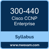 300-440 Syllabus, CCNP Enterprise Exam Questions PDF, Cisco 300-440 Dumps Free, CCNP Enterprise PDF, 300-440 Dumps, 300-440 PDF, CCNP Enterprise VCE, 300-440 Questions PDF, Cisco CCNP Enterprise Questions PDF, Cisco 300-440 VCE