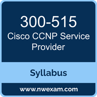 Cisco 300-515 certification syllabus and exam preparation guide