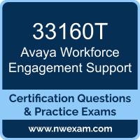 Workforce Engagement Support Dumps, Workforce Engagement Support PDF, Avaya Workforce Engagement Support Dumps, 33160T PDF, Workforce Engagement Support Braindumps, 33160T Questions PDF, Avaya Exam VCE, Avaya 33160T VCE, Workforce Engagement Support Cheat Sheet