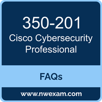 Cisco 350-201 exam frequently asked questions for Cisco Certified Specialist - Cybersecurity Core preparation