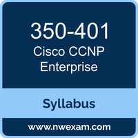 Cisco 350-401 certification syllabus and exam preparation guide