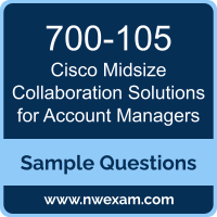 Midsize Collaboration Solutions for Account Managers Dumps, 700-105 Dumps, Cisco MCAM PDF, 700-105 PDF, Midsize Collaboration Solutions for Account Managers VCE, Cisco Midsize Collaboration Solutions for Account Managers Questions PDF, Cisco Exam VCE, Cisco 700-105 VCE, Midsize Collaboration Solutions for Account Managers Cheat Sheet