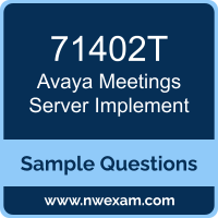 Meetings Server Implement Dumps, 71402T Dumps, Avaya Meetings Server Implement PDF, 71402T PDF, Meetings Server Implement VCE, Avaya Meetings Server Implement Questions PDF, Avaya Exam VCE, Avaya 71402T VCE, Meetings Server Implement Cheat Sheet